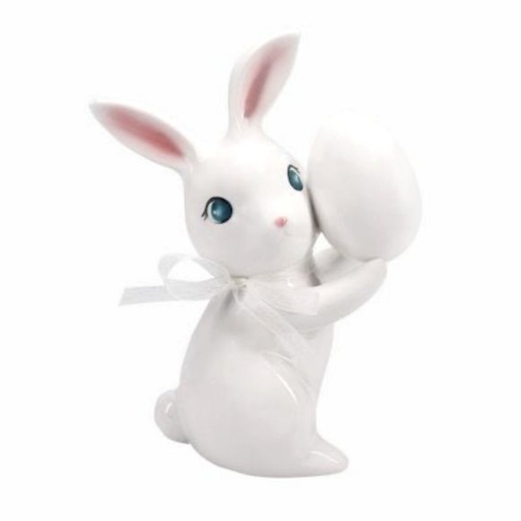 NEW! Set of 2 Target Spritz Easter Bunny Egg Mushroom Butterfly Ceramic Figures - Picture 6 of 9